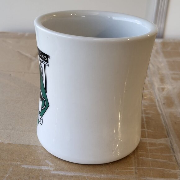 Starbucks Best Brew Coffee Mug Cup 8oz Restaurant Diner Style Concave GUC BIN E - Picture 4 of 8